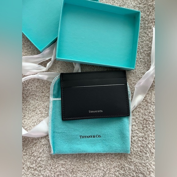 Tiffany & Co. Black Wallet with Signature Blue Packaging - Picture 7 of 8